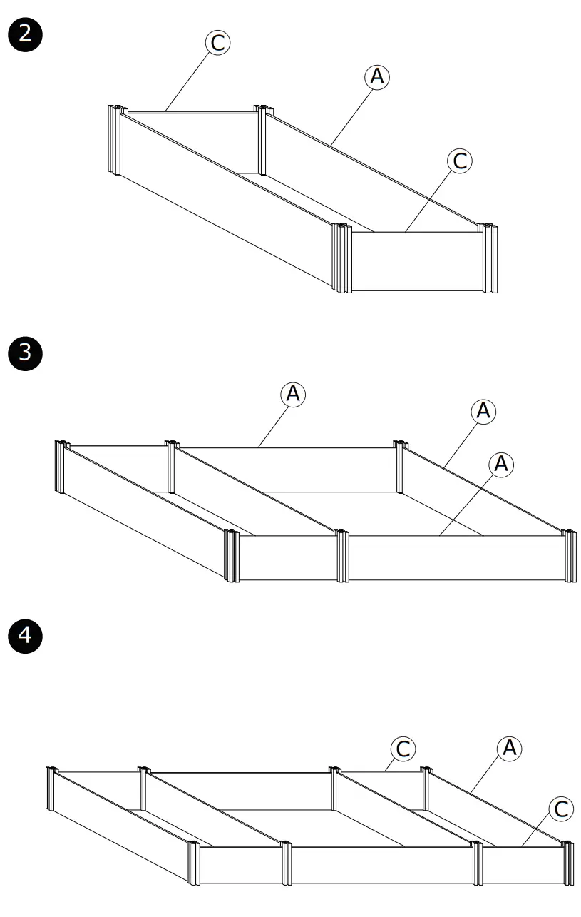 Alpulon ZMWV285 U-Shaped Wooden Garden Raised Bed - fig 2