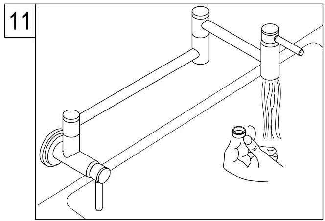 KINGSTON KS4102PX Wall Mount Pot Filler - Fig 11
