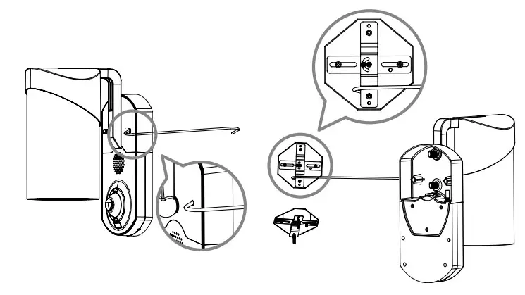 kuna KNA CP03-BK 01 Camera Porch Light - INSTALLATION 4
