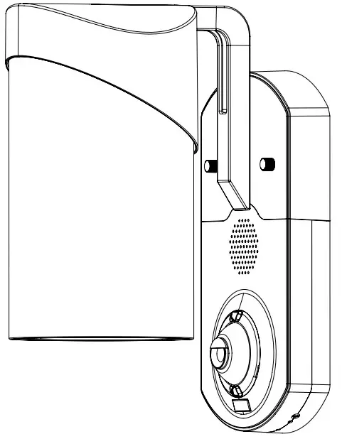 kuna KNA CP03-BK 01 Camera Porch Light
