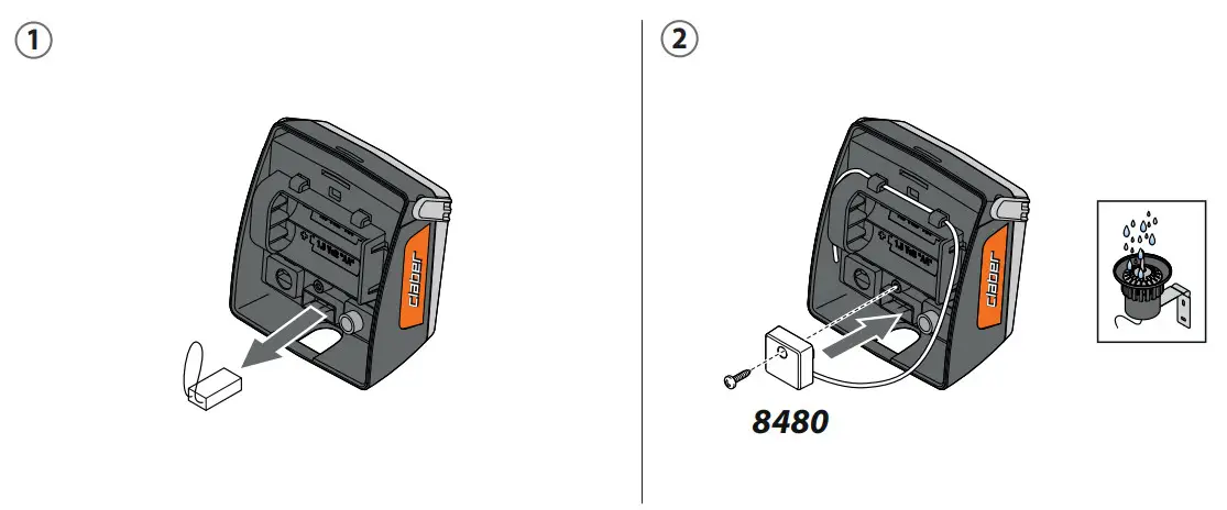 claber 8488 Dual Select Water Timer - RAIN SENSOR 2