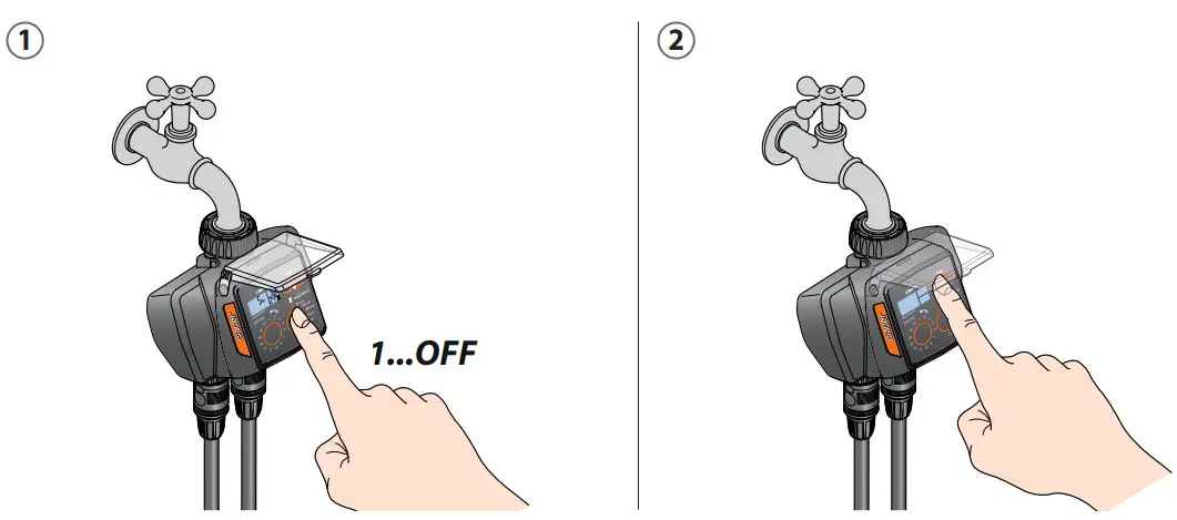 claber 8488 Dual Select Water Timer - SWITCHING