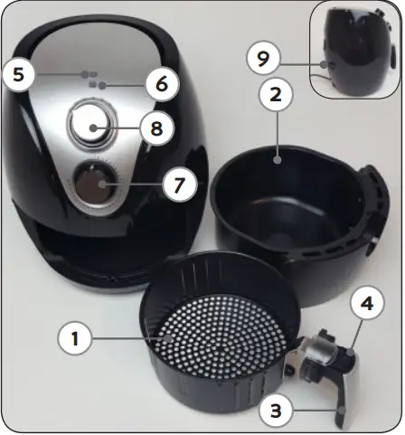 DOMO DO510FR Hot Air Fryer-fig2