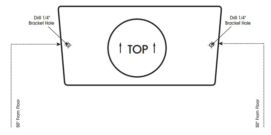 ULINE Wall Mount Earplug Dispenser - mounting