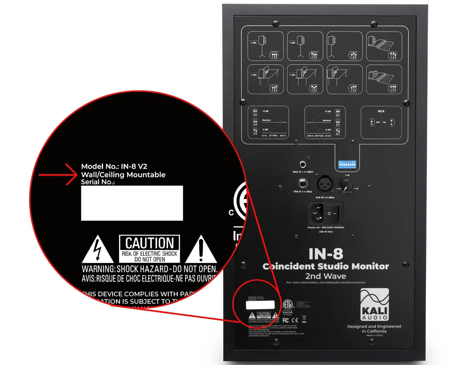 KALI AUDIO IN 5 C 5 Inch 3 Way Powered Studio Monitor Loudspeaker - Overview