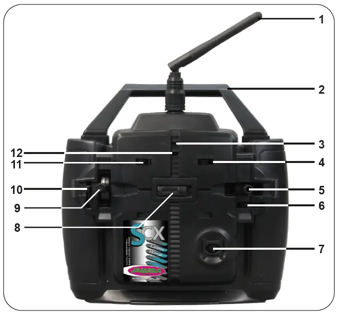 JAMARA SCX 2, 4 GHz Transmitter fig 1