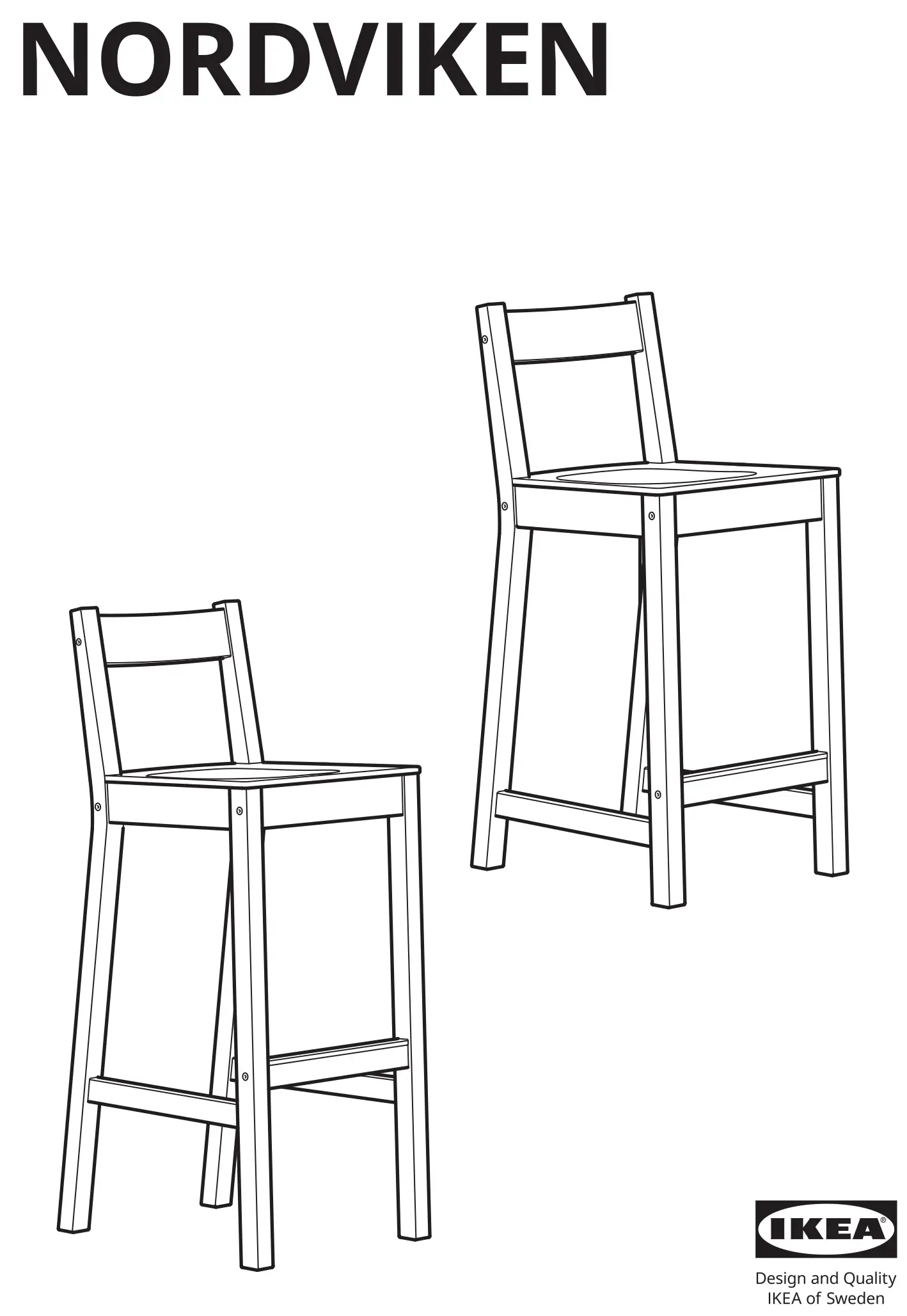 IKEA NORDVIKEN Antique Stain Extendable Table Installation Guide