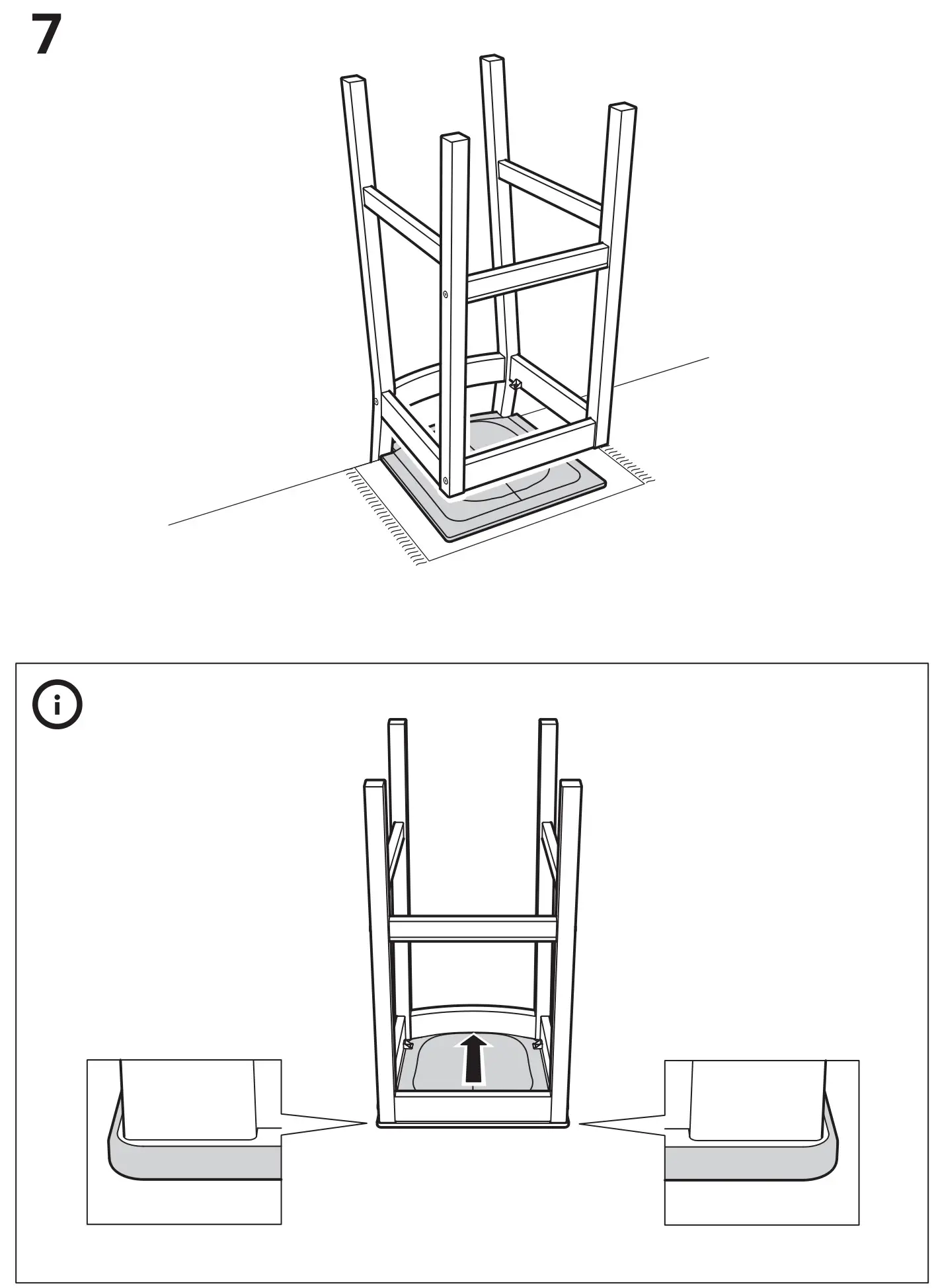 IKEA NORDVIKEN Antique Stain Extendable Table - installation 7