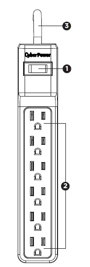 CyberPower MP92SS Surge Protector Two Pack 1