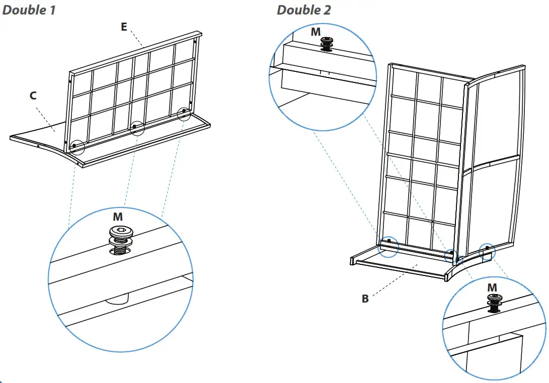 serenelife SLOTFX5 4 Pcs. Patio - Double