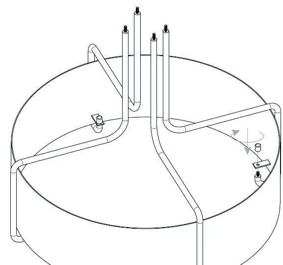 QUOIZEL-Hanley-4-Light-20-Inch-Aged-Brass-Pendant-Ceiling-FIG-4