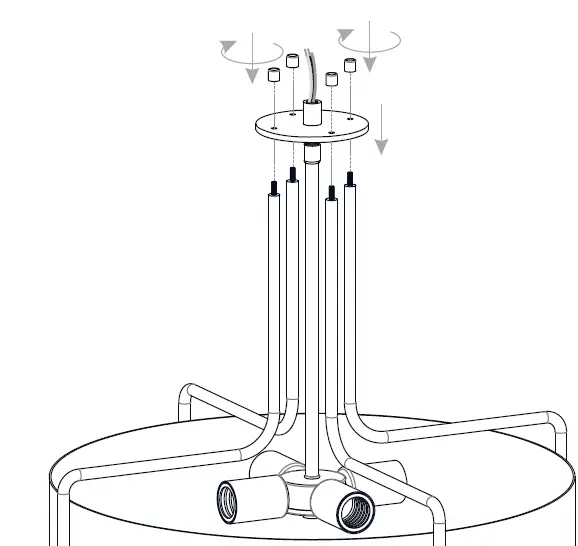 QUOIZEL-Hanley-4-Light-20-Inch-Aged-Brass-Pendant-Ceiling-FIG-5