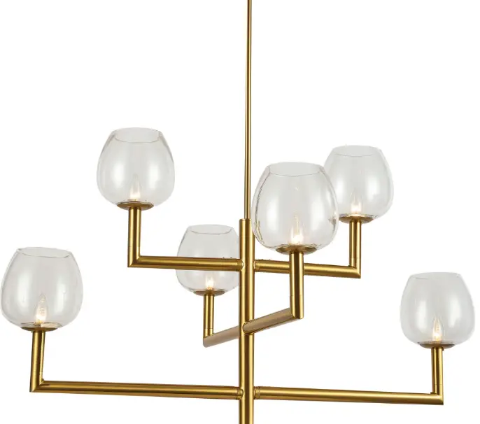 Dainolite-NOR-326C-CLR-Light-Incandescent -Aged-Brass-product