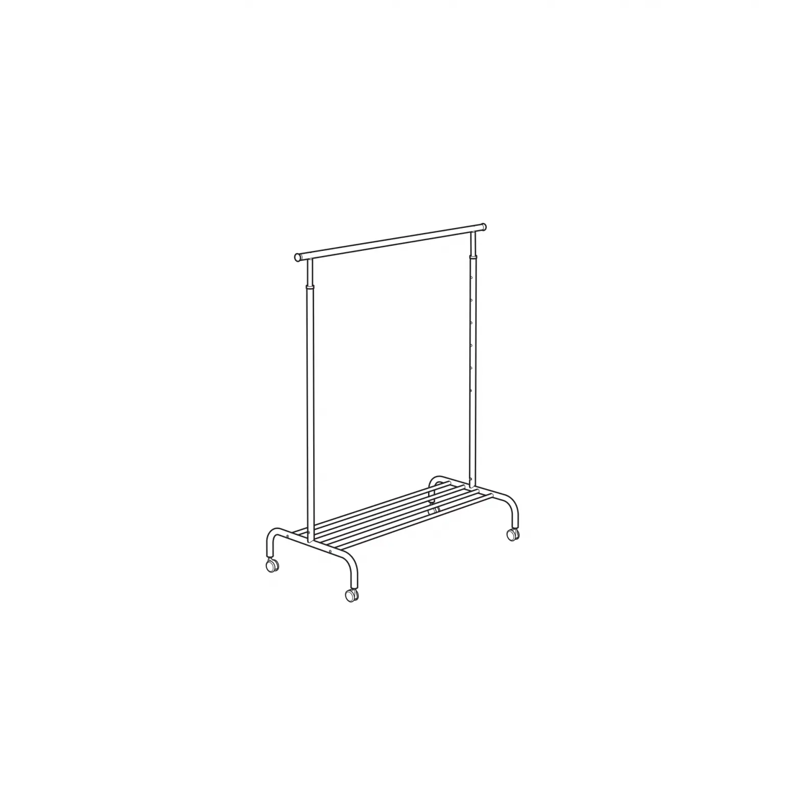 Ikea Rigga Cloth Rack Installation Guide
