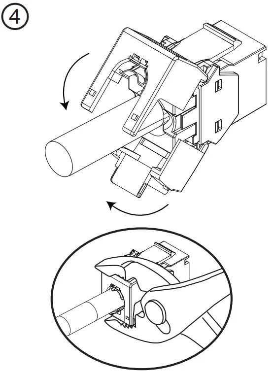 Simply45 S45-3600B-W-Cat6-6A UTP-180-Degree-Keystone-Jack-FIG- (5)