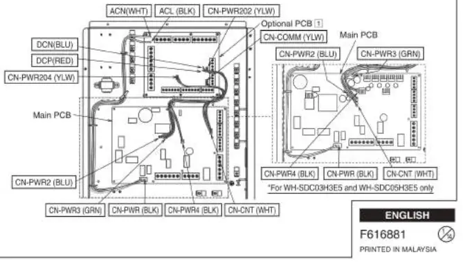 Panasonic CZ NS4P Advanced Functions PCB Board - FIG5