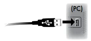 acurite Professional Weather Center 01036 - arger end of the cable