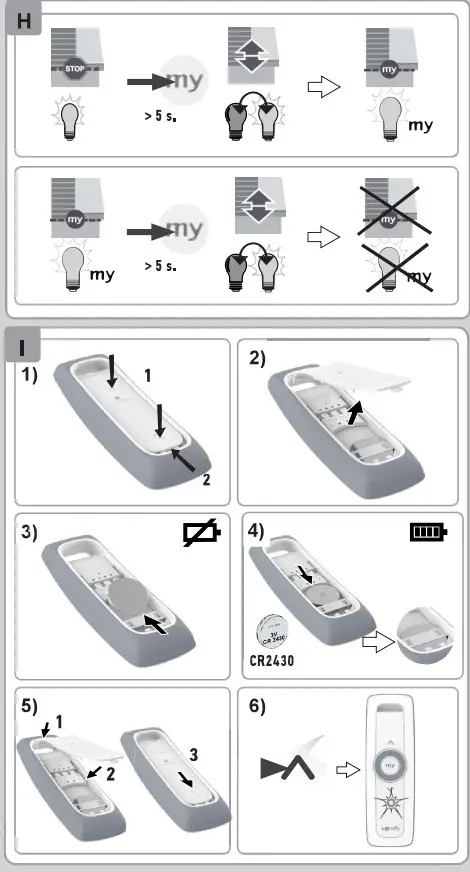 somfy Situo 1 Variation RTS Single Channel Remote Control - Fig5