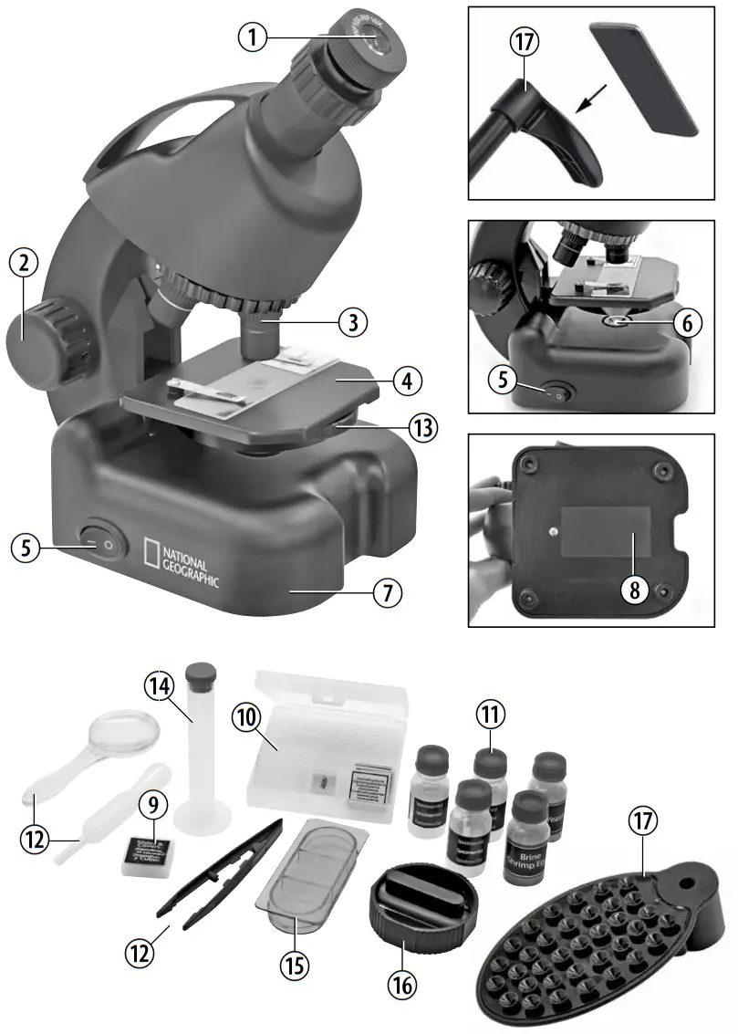 NATIONAL GEOGRAPHIC 40X 640X Microscope - fig 1