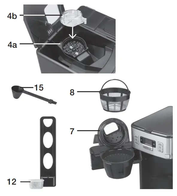 Cuisinart SS-GB1C Series Coffee Center Grind and Brew Plus - fig