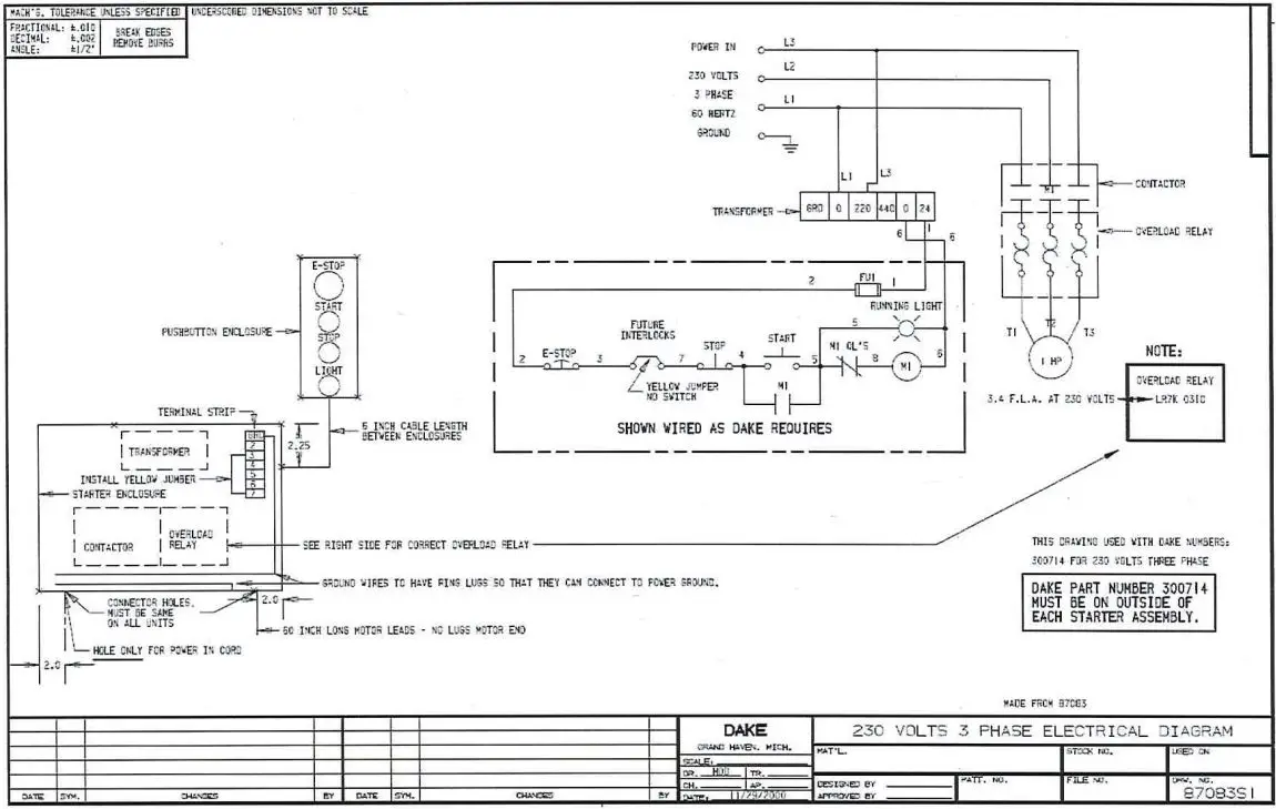 DAKE-SXC-Electrical-Diagrams-FIG-3