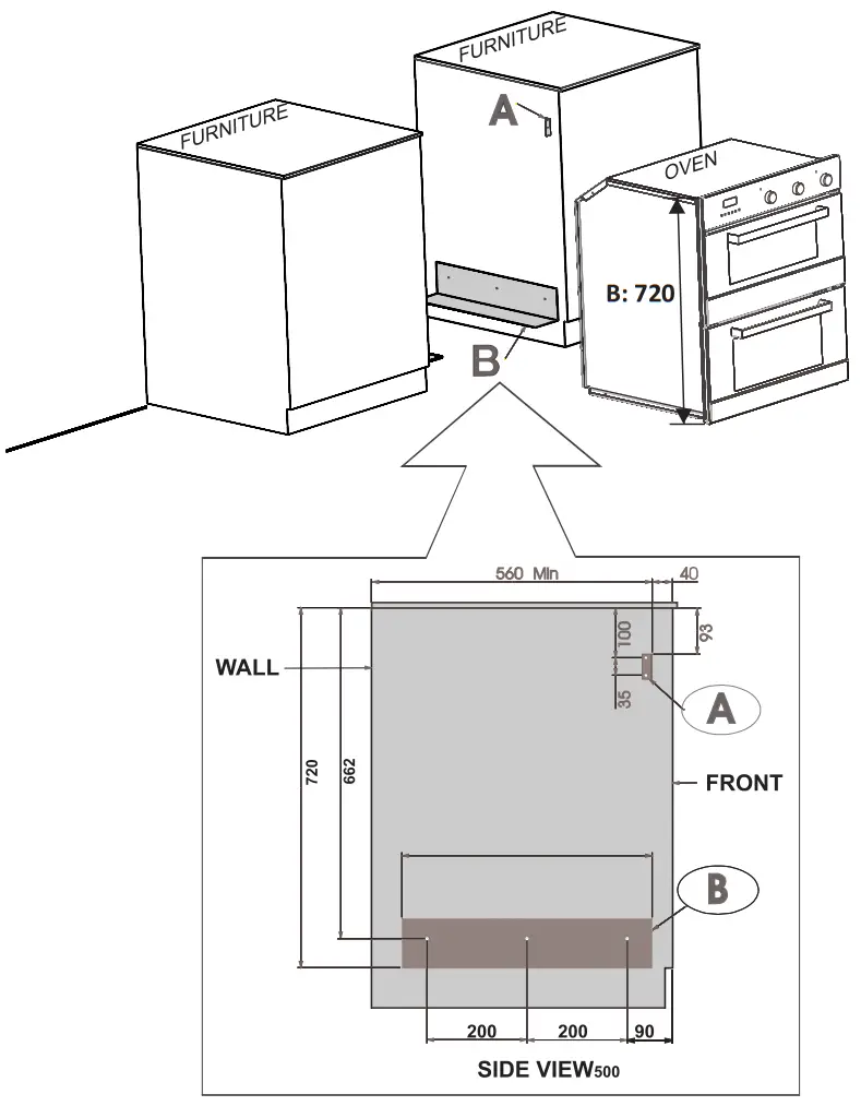 CANDY FCI7D405X Built In Double Oven - fig 12