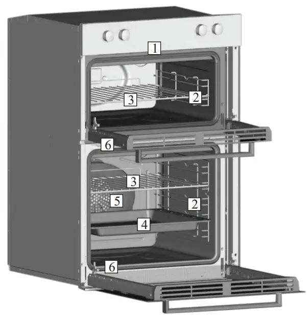 CANDY FCI7D405X Built In Double Oven - fig 2