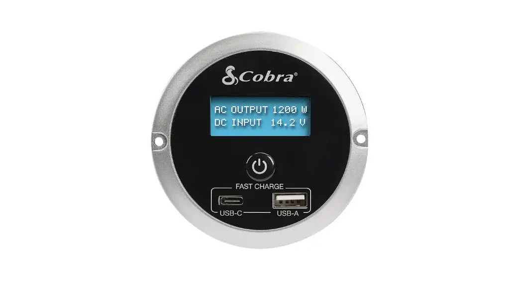 Cobra 6466269 On/off Controller With Fast Charge Usb Owner's Manual