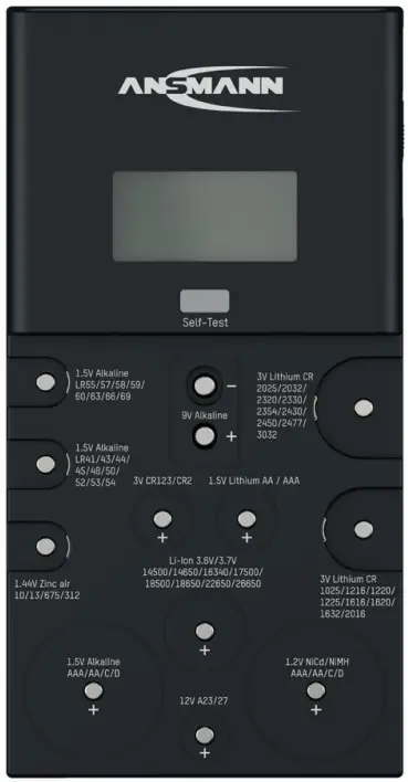 Ansmann 1900 0100 Battery Tester Energy Check LCD