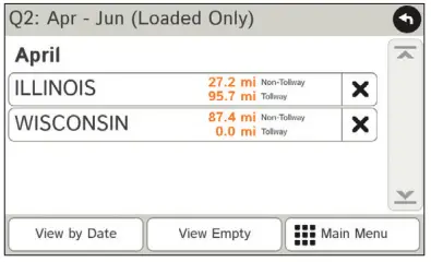 RAND McNALLY TRUCK GPS TND 530 LM -View Timers and Logs2