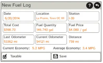 RAND McNALLY TRUCK GPS TND 530 LM -View Trails and Fuel2