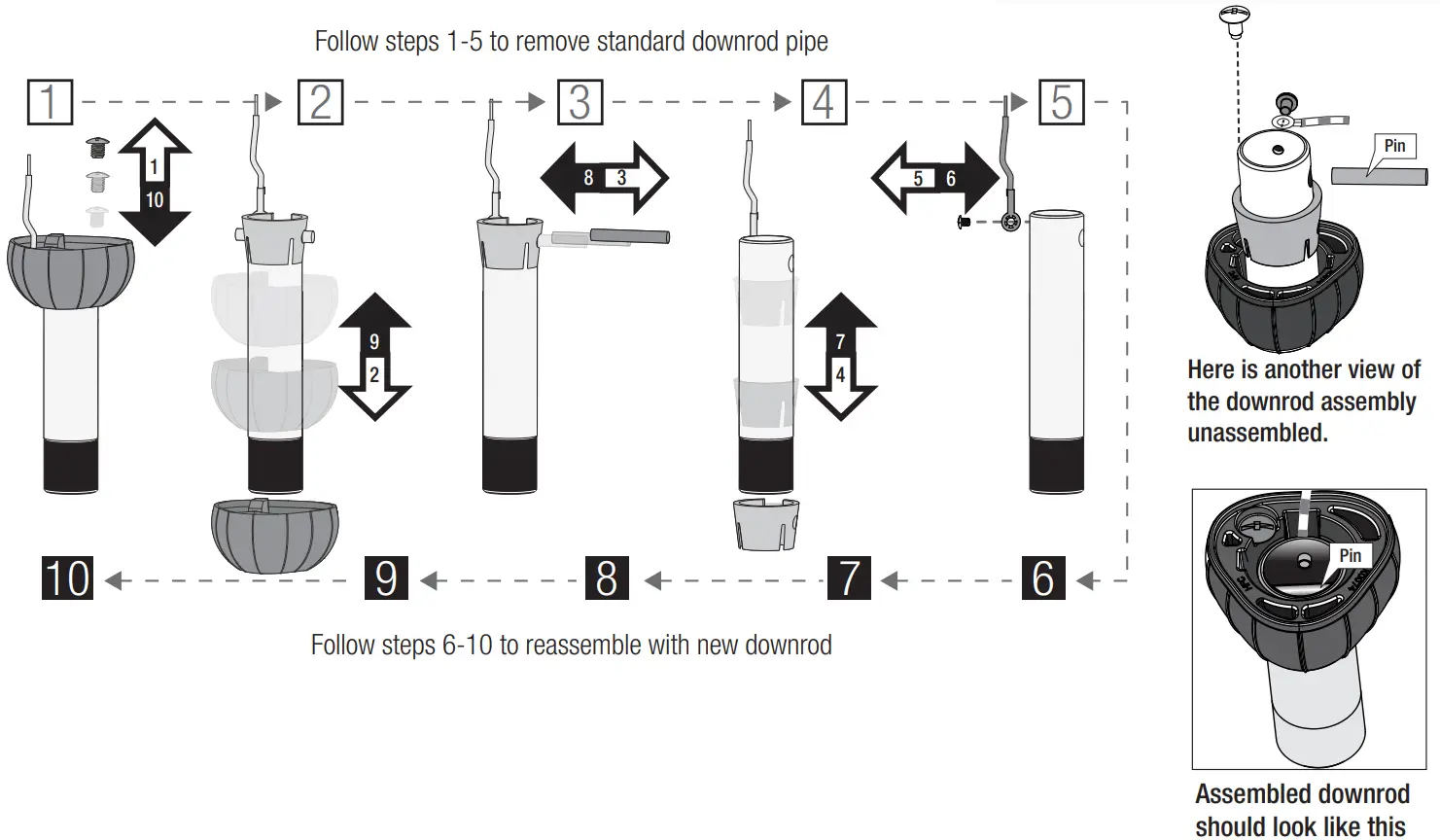 Hunter 51875 Skysail Outdoor with LED Light 60 inch Ceiling Fan - Fig 23