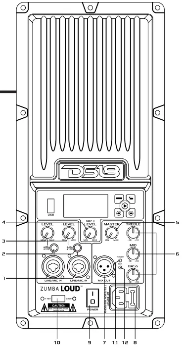 ZL-12M and ZL-15M amplifier panel