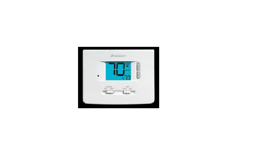 Braeburn Non-programmable Thermostat 1025nc User Guide