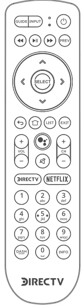 DIRECTV-PALI-M5-Remote-Control-FIG-1