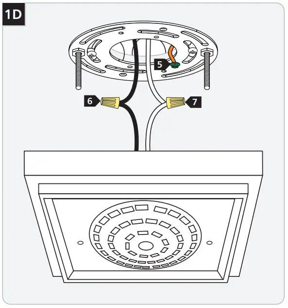 Ground the mounting plate