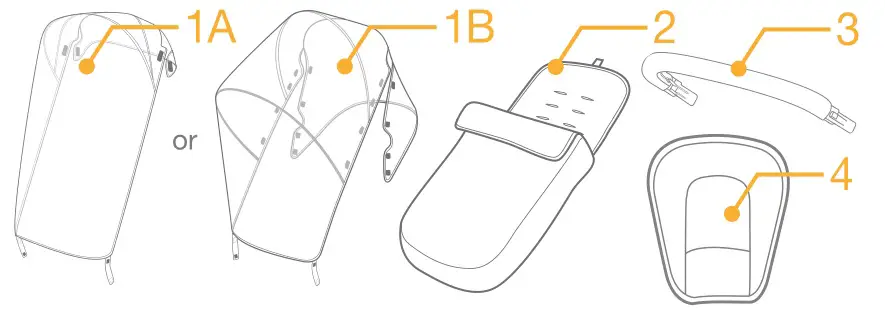 Joie Brisk Stroller - Accessories(Non-included)