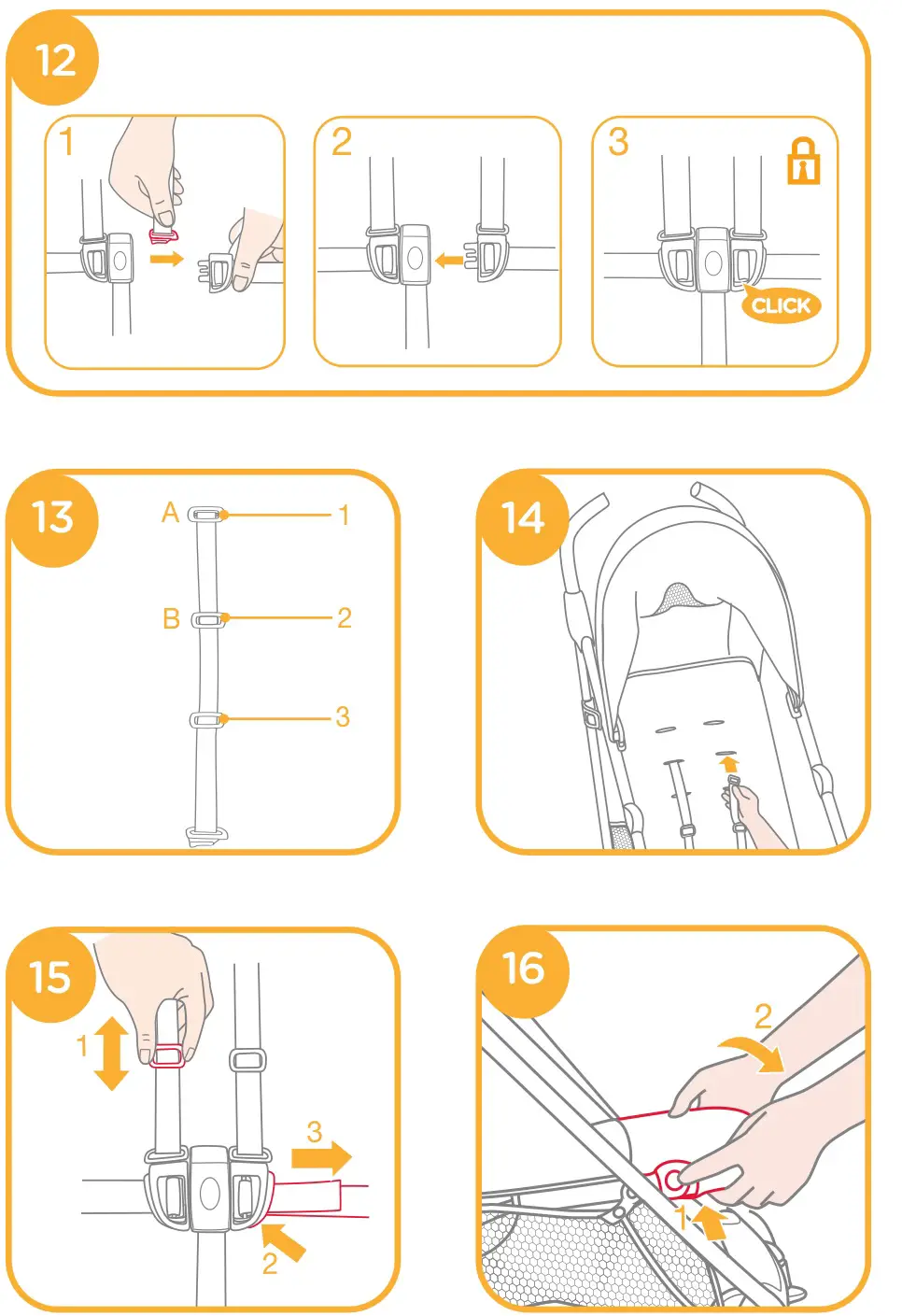 Joie Brisk Stroller - Figure 12-16