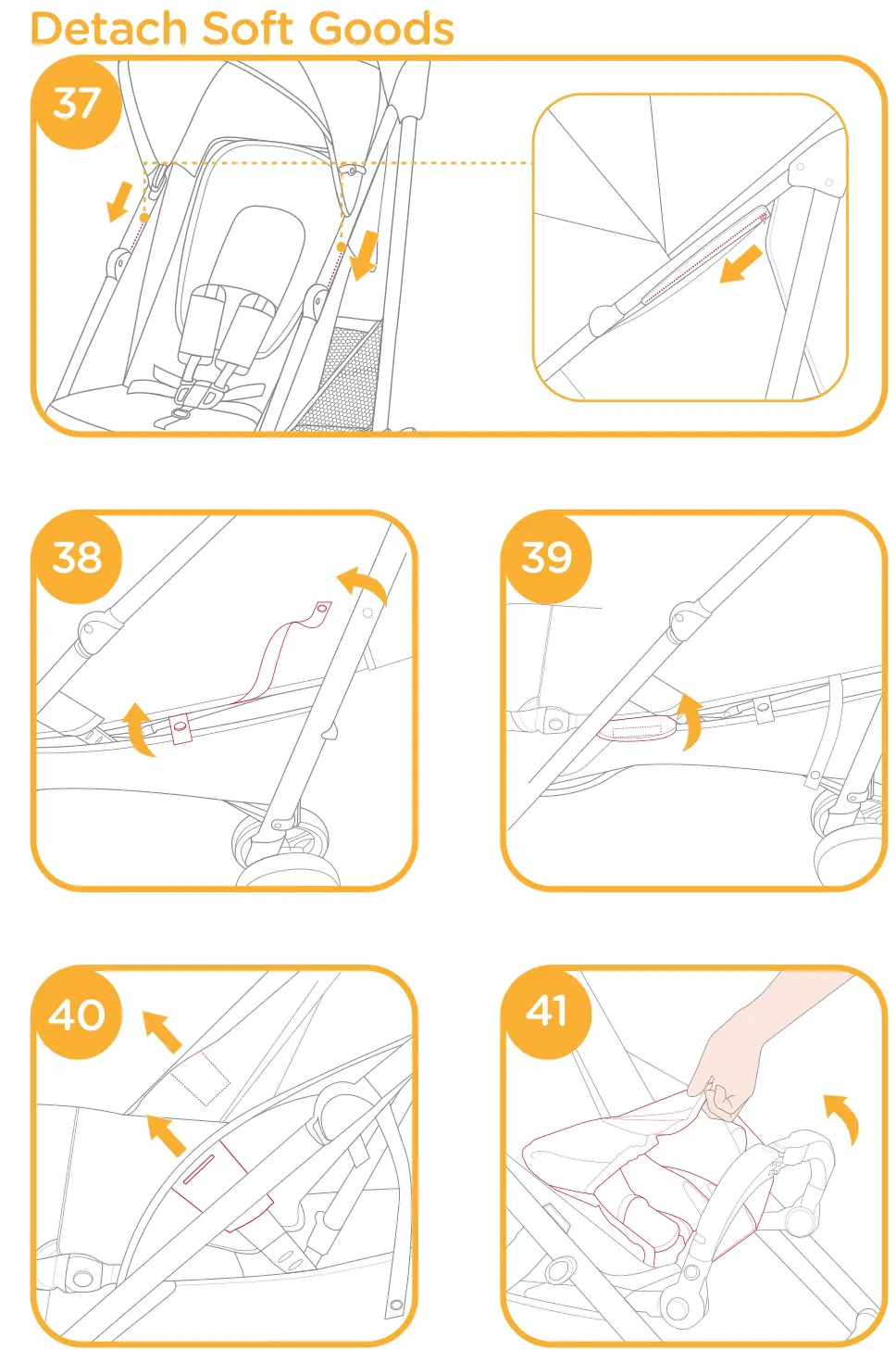Joie Brisk Stroller - Figure 37-41