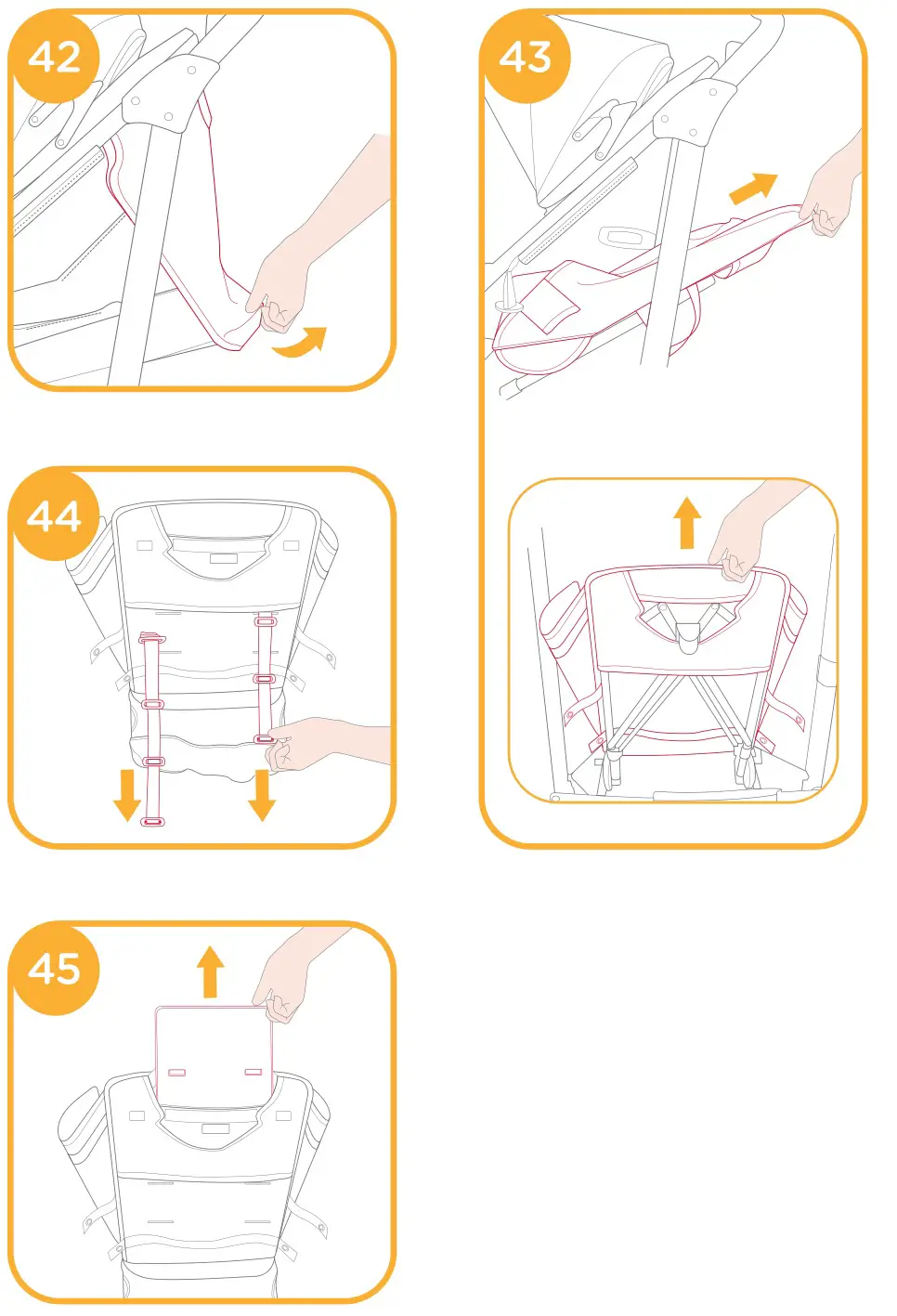 Joie Brisk Stroller - Figure 42-45