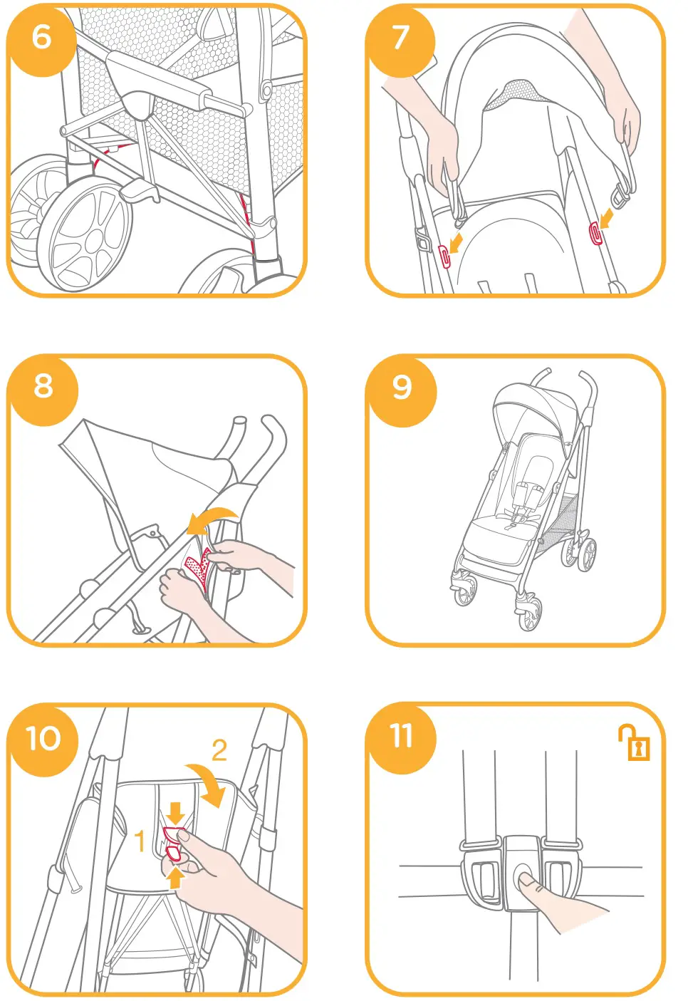 Joie Brisk Stroller - Figure 6-11