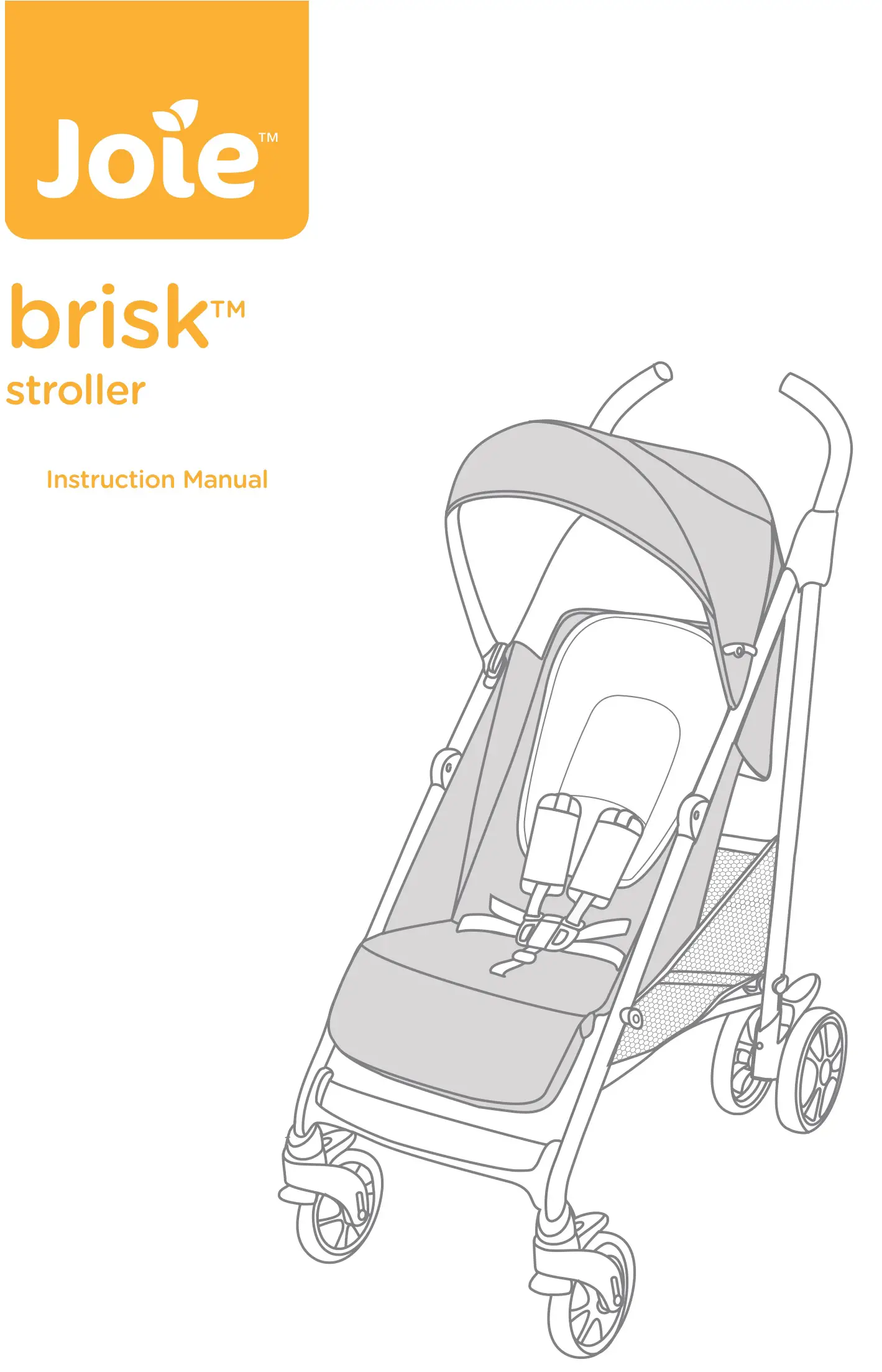Joie Brisk Stroller Instruction Manual