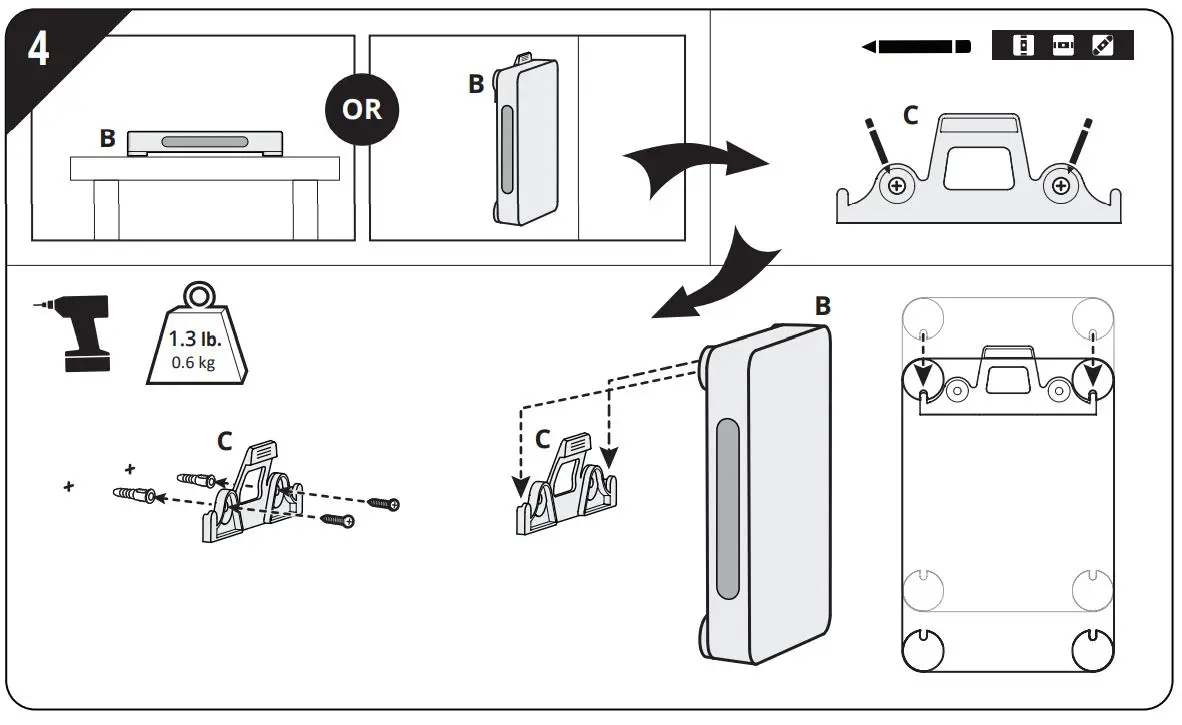 nureva HDL410 Pro Audio Performance for Large Spaces User Guide - Fig 4