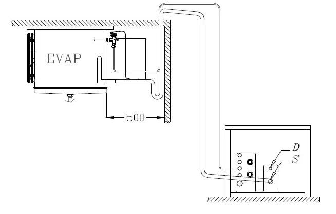 Diamond-HN202T-4T -15-25-°c-13.2-m³-Split-Refrigeration-Unit-5