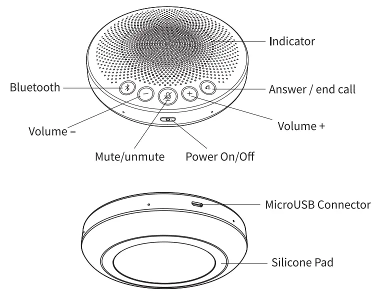 RAYBIT POD3 Wireless Speakerphone - overview