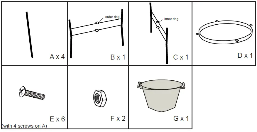 Kmart-43192052-Gold-Look-Drinks-Tub-on-Stand-fig-1