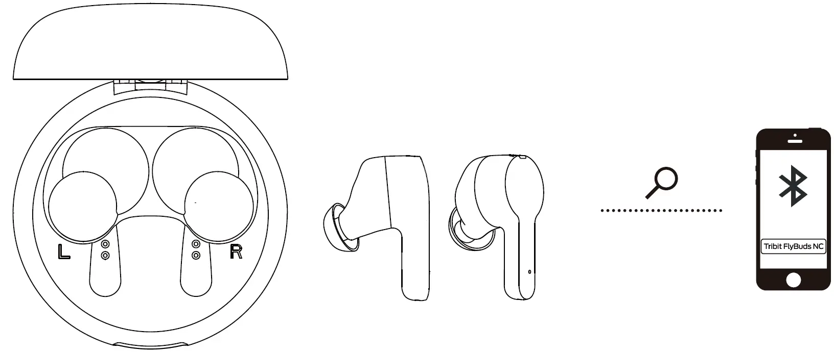 Connect Earbuds Bluetooth Device