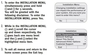 FIG 7 Configure the Thermostat