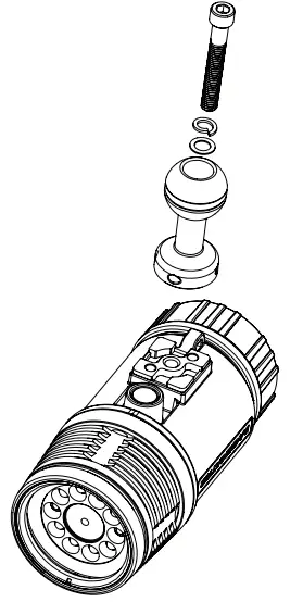 BACKSCATTER MW-4300 Macro Wide Underwater -- BALL MOUNT