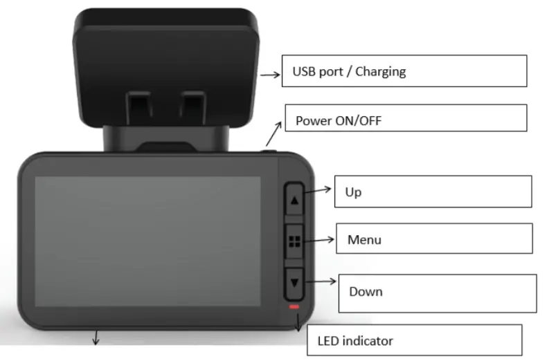 TELLUR Dash Patrol DC3 4K GPS Dash Cam -FIGURE QR